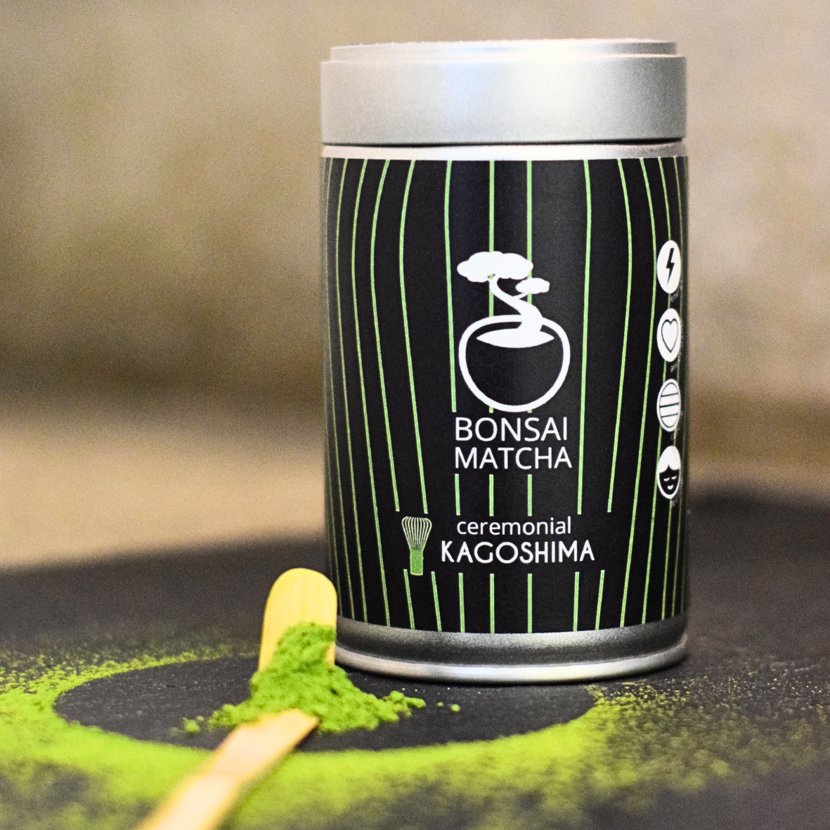 Bonsai Matcha Premium Ceremonial Origin Kagoshima, 60g