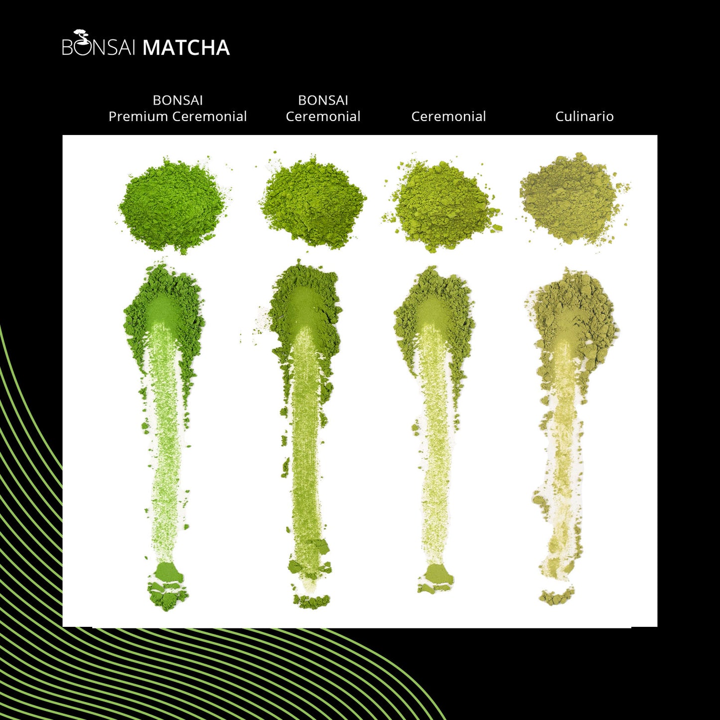 Matcha OKUMIDORI Cultivar |Grado Ceremonial Superior | En Polvo 100% Puro de Té Verde Japonés | Bonsai Matcha | Rico en Antioxidantes | Textura Suave | De los Campos de Té de Japón | (Okumidori)